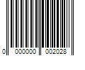 Barcode Image for UPC code 0000000002028