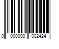 Barcode Image for UPC code 0000000002424