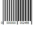 Barcode Image for UPC code 0000000002455