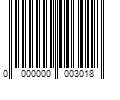 Barcode Image for UPC code 0000000003018