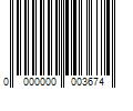 Barcode Image for UPC code 0000000003674