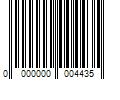 Barcode Image for UPC code 00000000044301