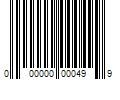 Barcode Image for UPC code 000000000499