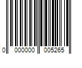 Barcode Image for UPC code 0000000005265