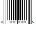 Barcode Image for UPC code 000000000635