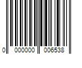 Barcode Image for UPC code 0000000006538