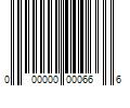 Barcode Image for UPC code 000000000666