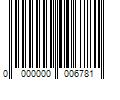 Barcode Image for UPC code 0000000006781