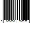 Barcode Image for UPC code 0000000007252