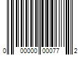 Barcode Image for UPC code 000000000772