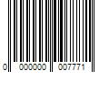 Barcode Image for UPC code 0000000007771