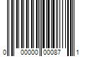 Barcode Image for UPC code 000000000871