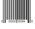 Barcode Image for UPC code 000000000949