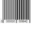 Barcode Image for UPC code 0000000009942