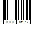 Barcode Image for UPC code 0000000011617