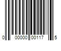 Barcode Image for UPC code 000000001175