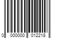 Barcode Image for UPC code 0000000012218