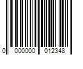 Barcode Image for UPC code 0000000012348