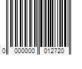 Barcode Image for UPC code 0000000012720