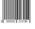 Barcode Image for UPC code 0000000013154