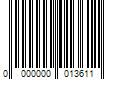 Barcode Image for UPC code 0000000013611