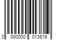 Barcode Image for UPC code 0000000013819