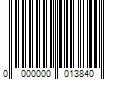 Barcode Image for UPC code 0000000013840