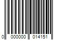 Barcode Image for UPC code 0000000014151