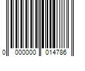 Barcode Image for UPC code 0000000014786