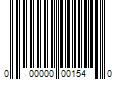 Barcode Image for UPC code 000000001540