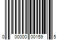 Barcode Image for UPC code 000000001595