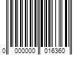 Barcode Image for UPC code 0000000016360