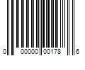 Barcode Image for UPC code 000000001786