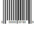 Barcode Image for UPC code 000000001809