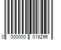 Barcode Image for UPC code 0000000018296