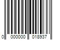 Barcode Image for UPC code 0000000018937