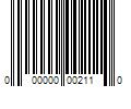 Barcode Image for UPC code 000000002110