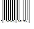 Barcode Image for UPC code 0000000021289