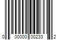 Barcode Image for UPC code 000000002332