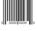 Barcode Image for UPC code 000000002349