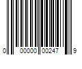 Barcode Image for UPC code 000000002479