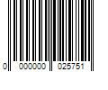 Barcode Image for UPC code 0000000025751