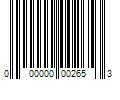 Barcode Image for UPC code 000000002653