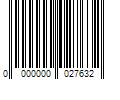 Barcode Image for UPC code 0000000027632