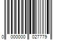 Barcode Image for UPC code 0000000027779