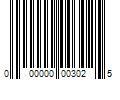 Barcode Image for UPC code 000000003025