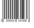 Barcode Image for UPC code 0000000031936