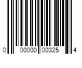 Barcode Image for UPC code 000000003254