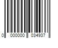 Barcode Image for UPC code 0000000034937