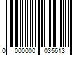 Barcode Image for UPC code 0000000035613